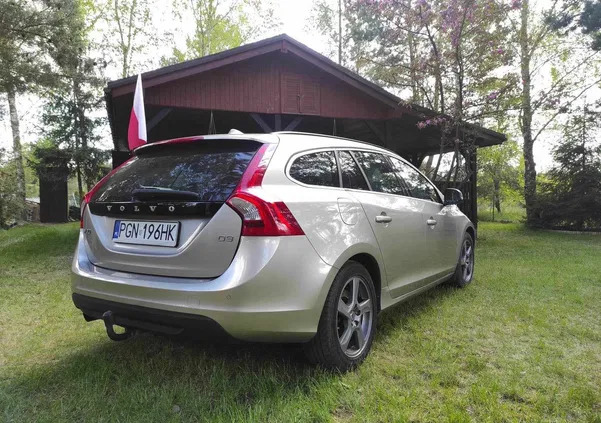 volvo wielkopolskie Volvo V60 cena 28500 przebieg: 297000, rok produkcji 2011 z Witkowo